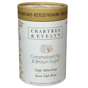 Crabtree & Evelyn Carmalized Fig & Brown Sugar‎ Soap Vegan